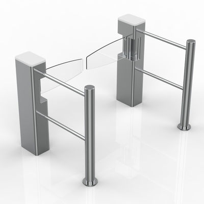 Stainless Steel Turnstile Swing Gate 600mm Passage Width With IP54 Protection Level
