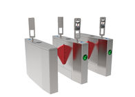 Stainless steel flap barrier gate with face identify system for office building