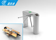 Rfid Access Control Vertical Tripod Turnstile 304 Stainless Steel Channel Width 550 -- 600mm