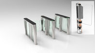 Glass High Speed Gate Turnstile 4 Pairs IR Sensor 304SUS Housing For Airport