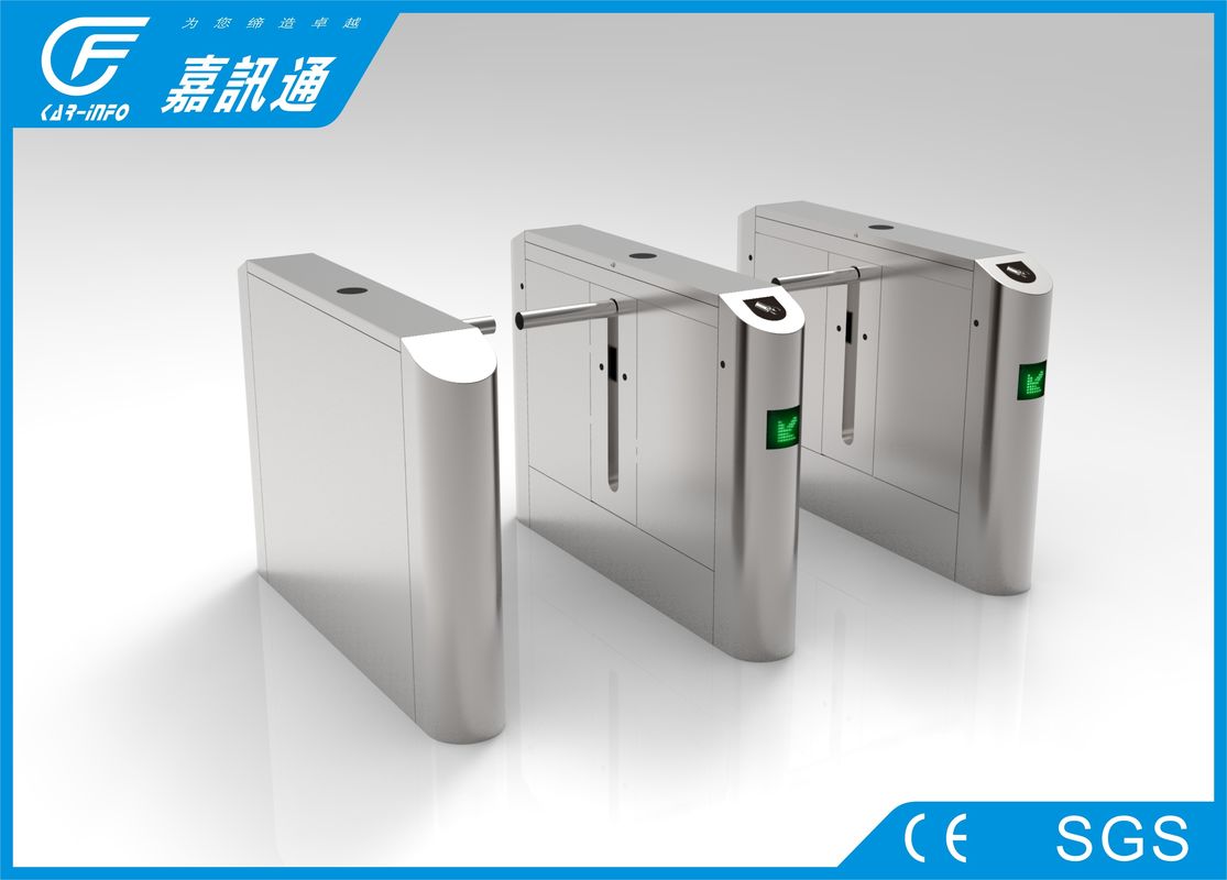 Entrance And Exit Control One Way Turnstile , Turnstile Biometric Access Control