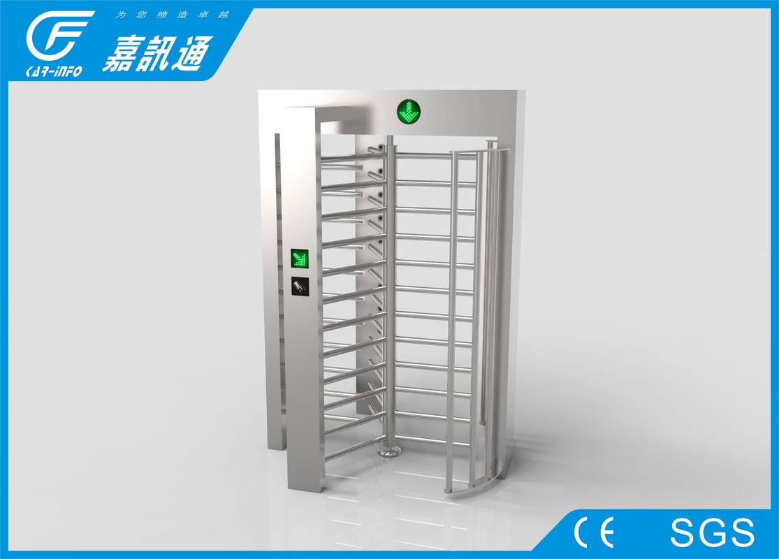 Rotating Entrance Gate TCP / IP Communication , Military Area Turnstile