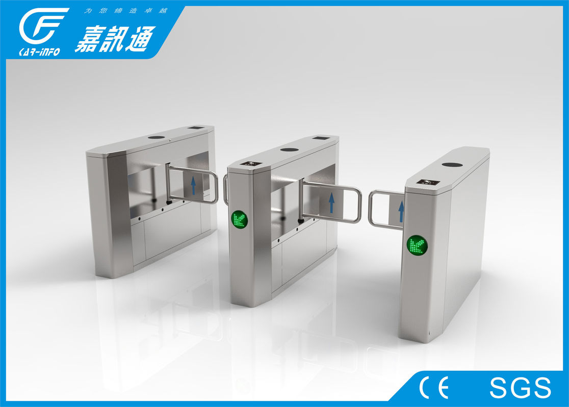 Fire Alarm Security Entrance Turnstile Gates Emegency Access Controlled Arm Swing Barrier