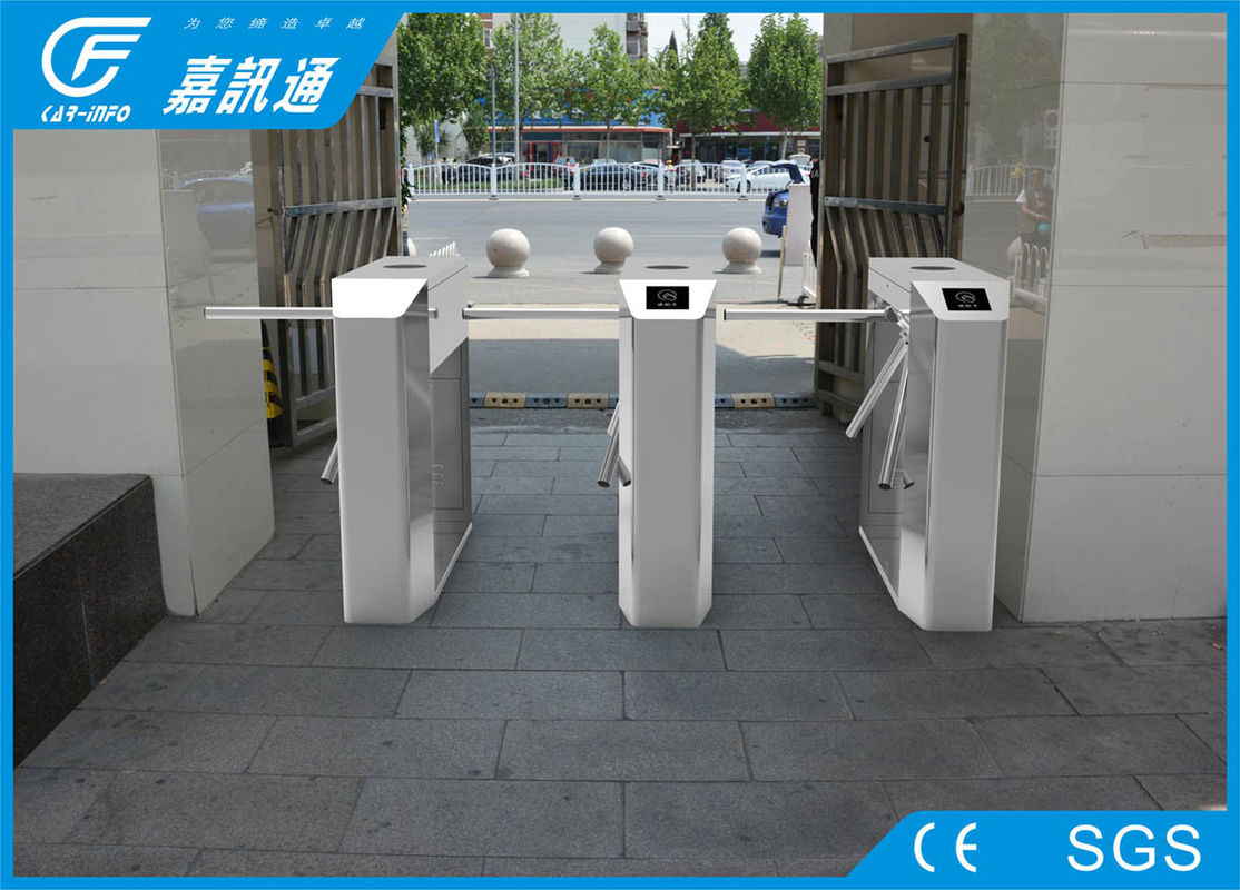 Face Recognition Vertical Tripod Turnstile ID Intergrate Access Control System 3000000 Cycle