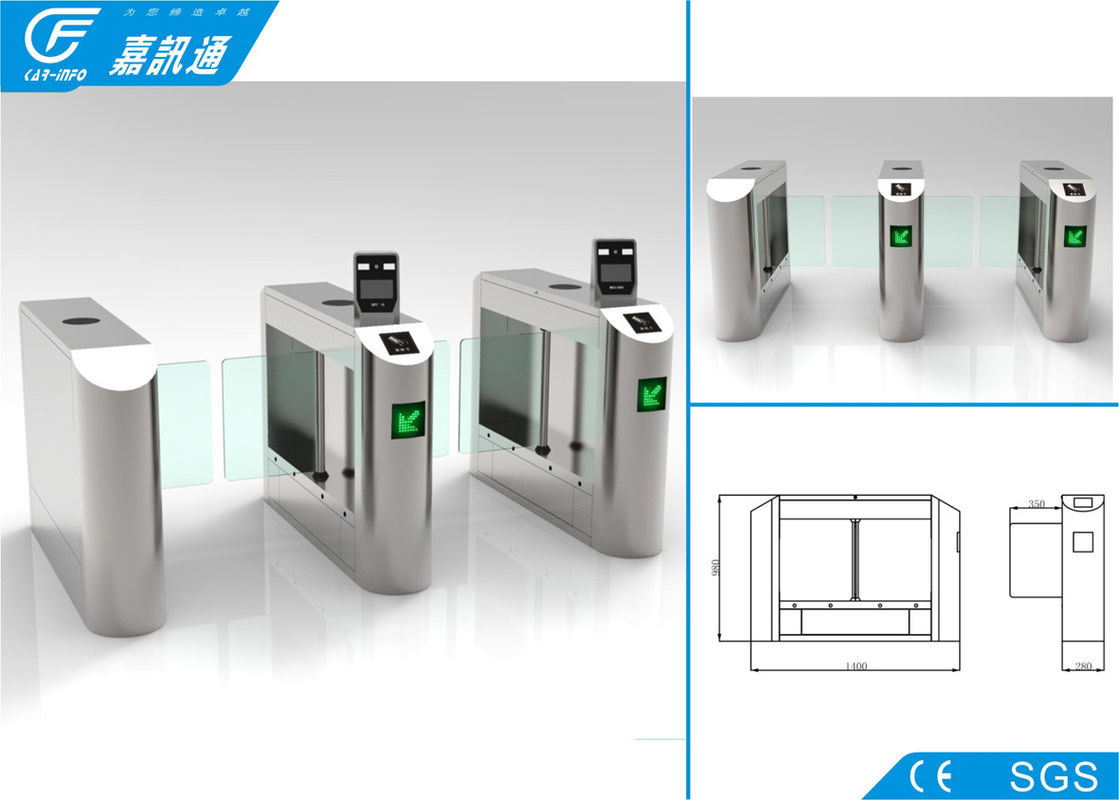 Traffic Fence Swing Barrier Turnstile Security Control Self - Checking Function