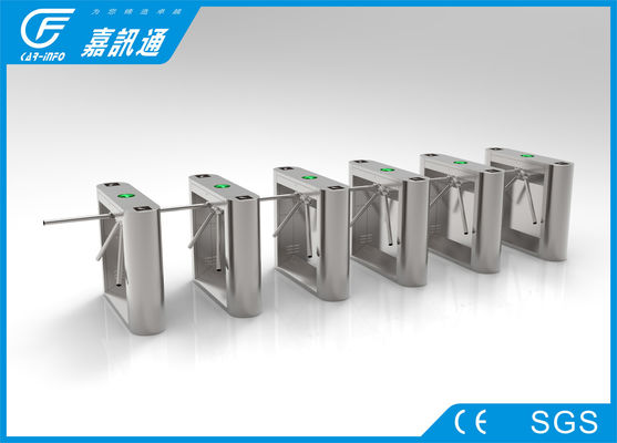 Semi Auto Tripod Coin Operated Turnstile Bi - Directional Single Passage For Factory
