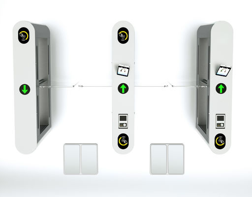 Fingerprint ESD Turnstile Gate System , Automatic Entry Access Control System