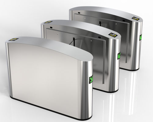 RFID Flap Electronic Turnstile Gates Button Control For Entry Management