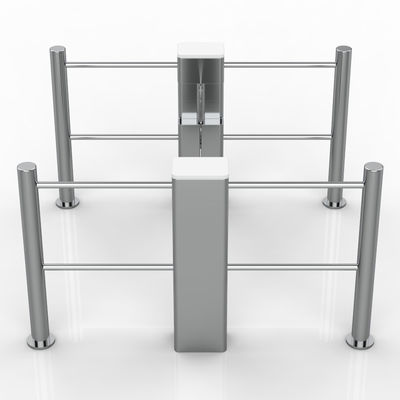 Face Recognition Access Control Turnstile IP54 Rotating Swing Gate