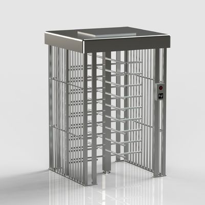 500mm Arm Stainless Steel Turnstile Low Noise Pedestrian Gate System