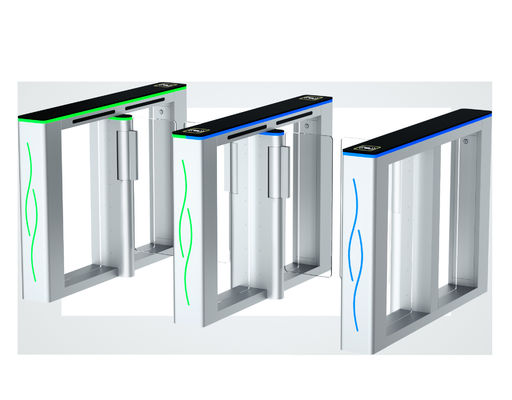 Electronic Pedestrian Turnstile Gate with Button/IC Card/RFID Card Controlled