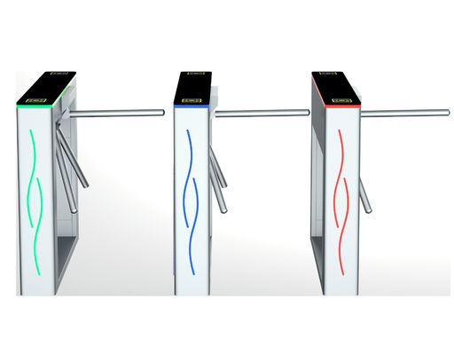 Stainless Steel 304 Electronic Tripod Turnstile Gates With Button/IC Card Control