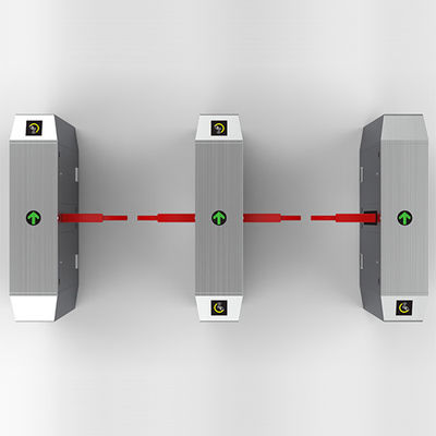 0.2s/person Speed Flap Turnstile Gate 50kg 220V 50Hz Stainless Steel Modern Design