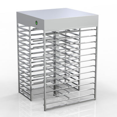 RS232 Communication Interface Full Height Turnstile IP54 Protection Level 550mm Passage