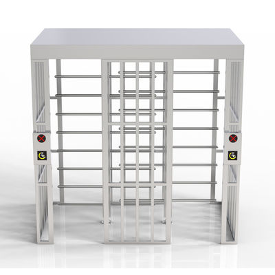 Security Stainless Steel Full Height Turnstile RS232 Interface 70W Power Consumption