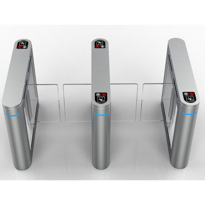 Silver Security Turnstile Gate Anti Tailgating Control RFID/IC/ID Card Reader