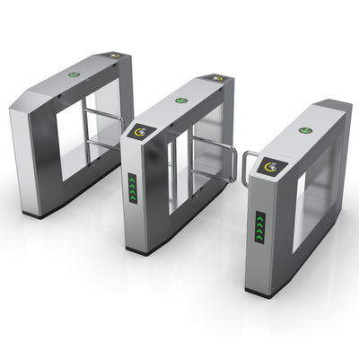 Frequency Button And RFID Card Stainless Steel 304 Turnstile Gates IP54 Protection Level
