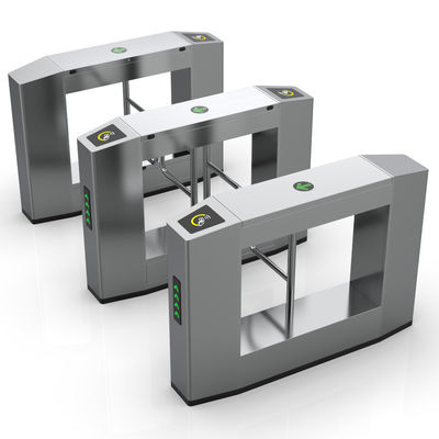 Frequency Button And RFID Card Stainless Steel 304 Turnstile Gates IP54 Protection Level