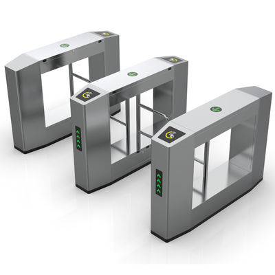 Frequency Button And RFID Card Stainless Steel 304 Turnstile Gates IP54 Protection Level