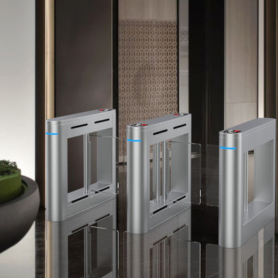 SUS304 Electronic Turnstile Gates with Button/IC Card/RFID Card Modes Access Control