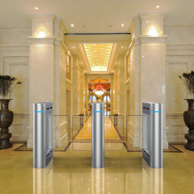 SUS304 Electronic Turnstile Gates with Button/IC Card/RFID Card Modes Access Control