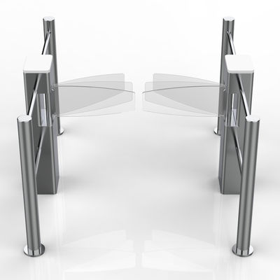 Stainless Steel 304 Electronic Turnstile Gates With Button/IC Card Control For 550-900mm Passage