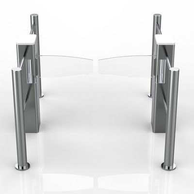 Stainless Steel 304 Electronic Turnstile Gates With Button/IC Card Control For 550-900mm Passage
