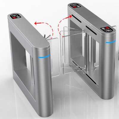 IP54 Stainless Steel Swing Gate with 600mm Passage RS485/TCP/IP Interface