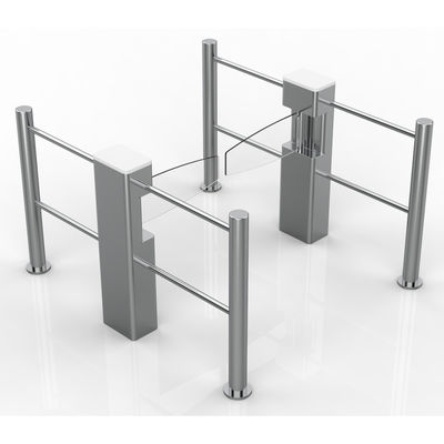 1.5s Stainless Steel Swing Turnstile Gate IP54 Protection with RS485/TCP/IP Communication interface