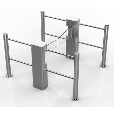 1.5s Stainless Steel Swing Turnstile Gate IP54 Protection with RS485/TCP/IP Communication interface