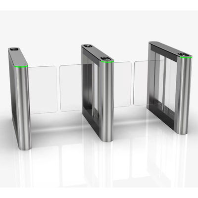 IP54 Stainless Steel Silver Turnstile Swing Gate 0.2s Opening Time