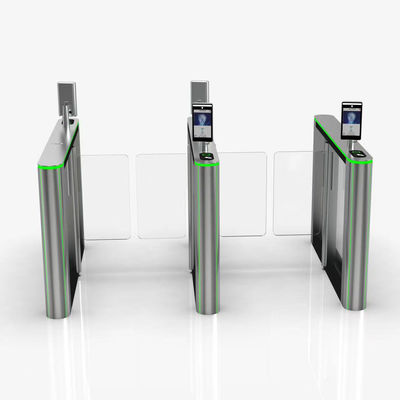 IP54 Stainless Steel Silver Turnstile Swing Gate 0.2s Opening Time