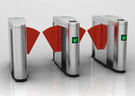 Outdoor Smart Speed  Flap Barrier Turnstile Normally Open Mode With LED Indicator