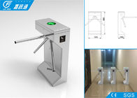 Stainless steel tripod turnstile with remote reader , 3 million cycles life span
