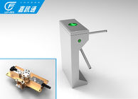 High Speed Vertical Tripod Turnstile React Quickly Stainless Steel For Bus Station