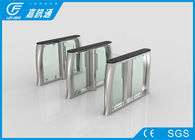Automatic High Speed Stainless Steel Turnstiles Optical Swing Barrier Gate