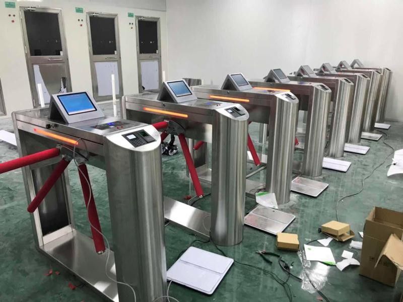 High Security ESD Access Control System Flap Barrier Gate Turnstile