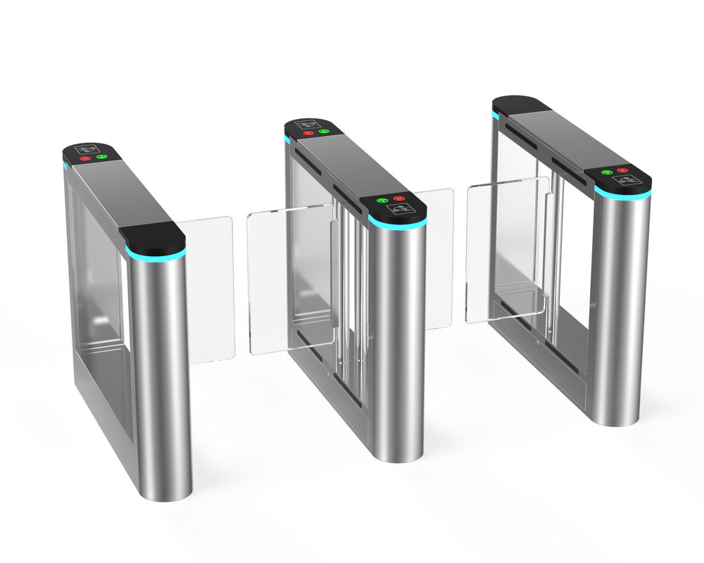 Powerful Swing Electronic Turnstile Gates Secure Access Control System For Shop