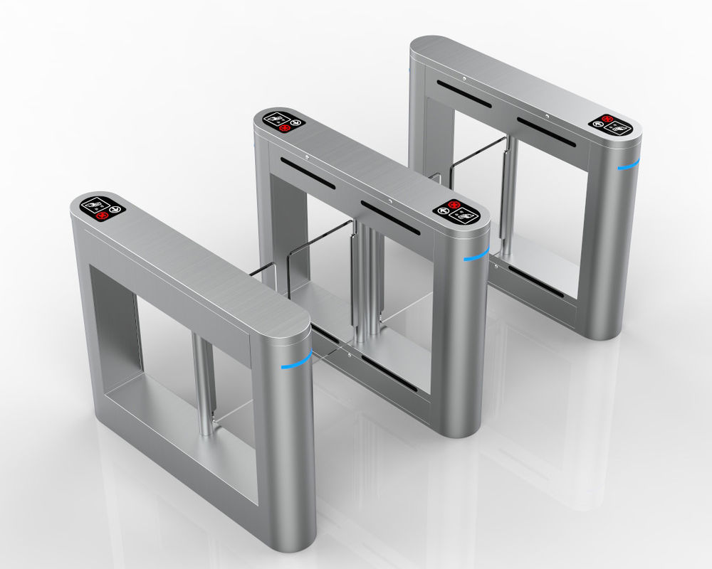 Optical Swing Stainless Steel Turnstile Standard For Access Control