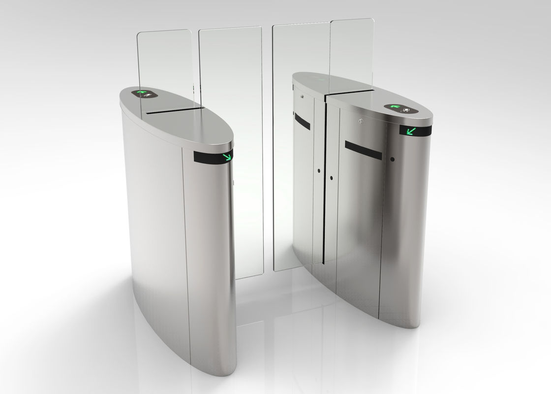 Security Turnstile Gate With Card Reader , Office Lobby Swing Gate Turnstil 3000000 Cycles