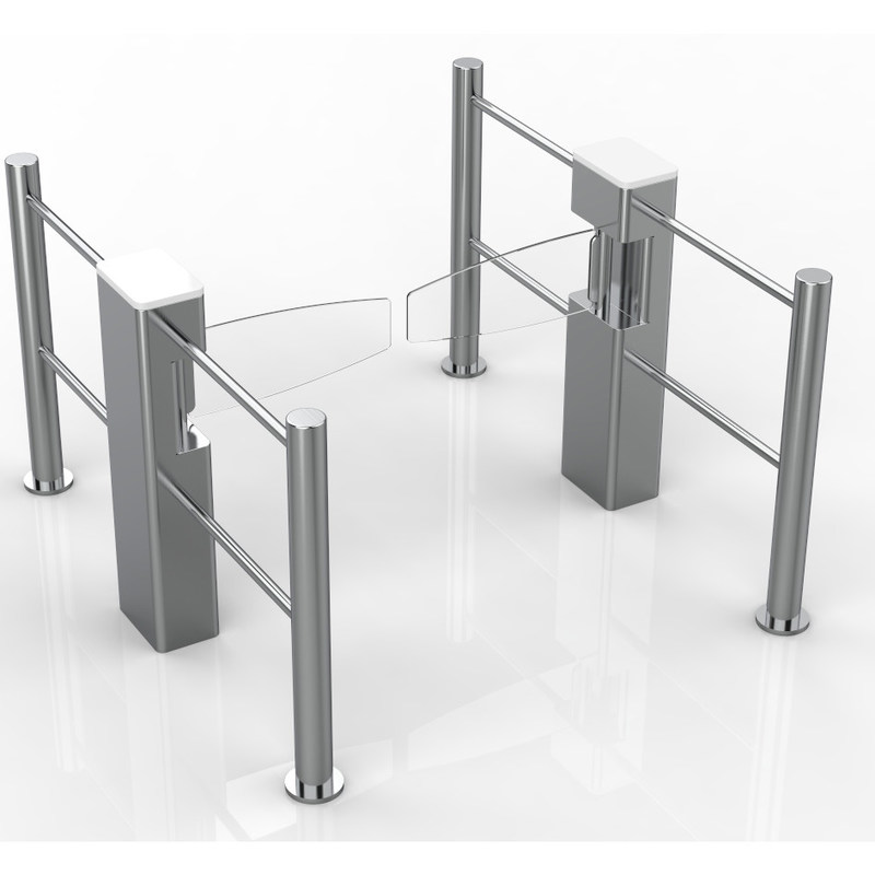 1.5s Stainless Steel Swing Turnstile Gate IP54 Protection with RS485/TCP/IP Communication interface