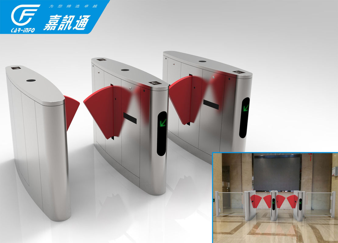 Subway Stainless Steel Turnstiles Remote Control , Exit Turnstile Entry Systems